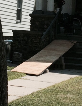 home-made ramp